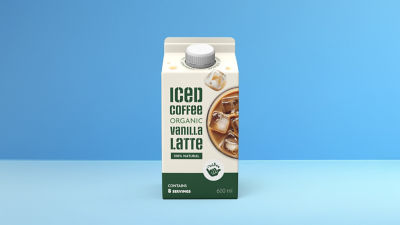 Ice coffee in Tetra Rex gable top carton package