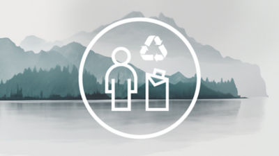 Icon on mountain background