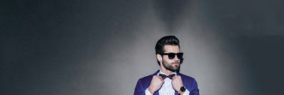 Man in suit and sunglasses
