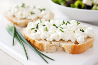 Cottage cheese sandwich