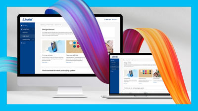 My Tetra Pak web site on computer screens