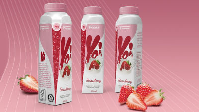Yaourt à la fraise, Tetra Top