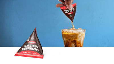 Espresso coffee concentrate in Tetra Classic Aseptic carton