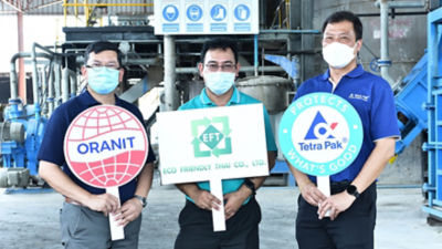 executives of Oranit, EFT and Tetra Pak