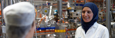 Food experts in pilot plant