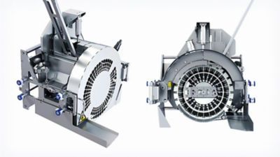 Extrusion wheel in different angles