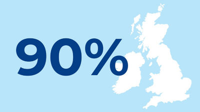 Illustration: 90% of people in the UK regularly eat fish