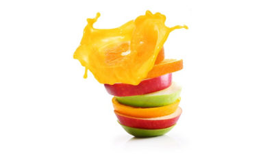 Éclaboussure de jus de fruits