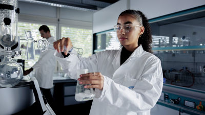 Scientists in the Stuttgart food safety lab