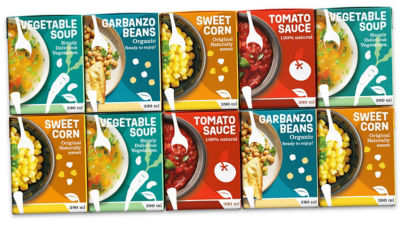 Vegetables in Tetra Recart carton packages
