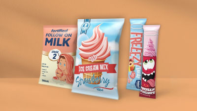 Different products in Tetra Fino Aseptic pouches