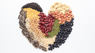 nuts and beans