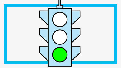 Luz verde de semáforo