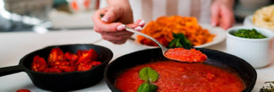 Prepared food tomato cooking sauce