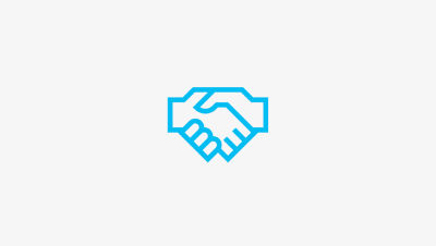 hands shaking icon