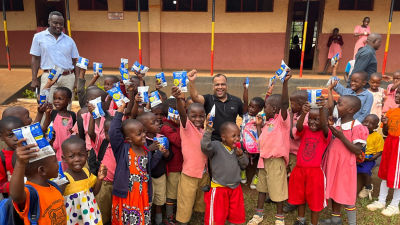Children receiving school milk