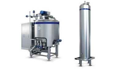 Heat exchangers for spreadable cheese