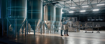 People in factory