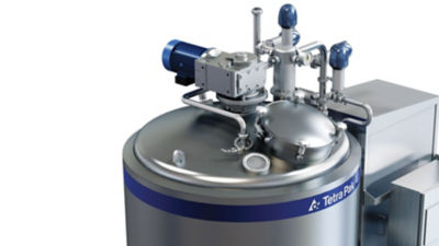 Tetra Pak High Shear Mixer, close up