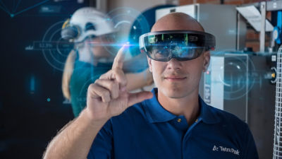 Man with HoloLens