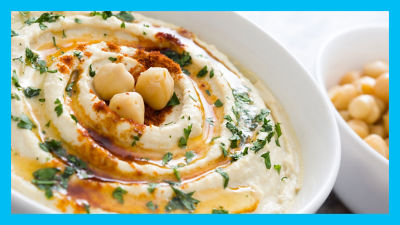Hummus in bowl
