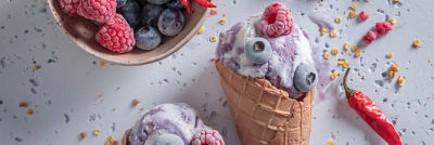 Ice cream cones and chilli