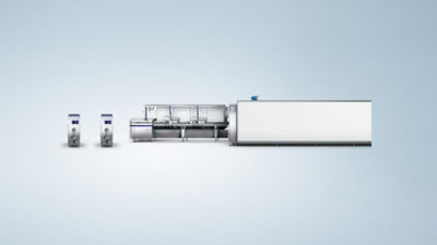 Medium-capacity extrusion line producing 18,000 ice cream sticks per hour