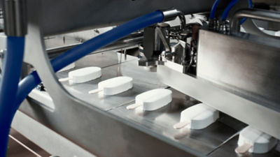ice cream sticks in production