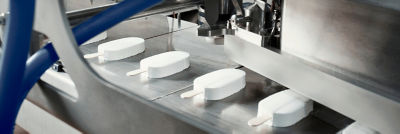 ice cream sticks in production