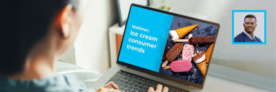 evento de helado en una computadora y experto