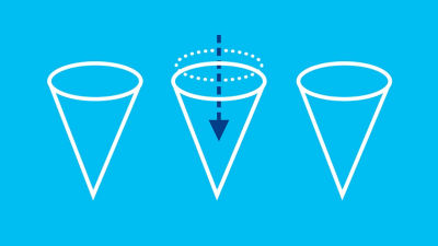 3 cones