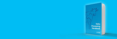 Dairy Processing Handbook on blue background
