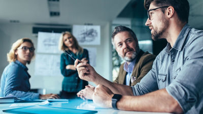 People in meeting