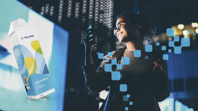 Interacting with connected package