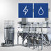 Juices, nectars and still drinks  (JNSD) line with aseptic blending