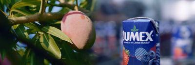 Succo di mango e Jumex in confezione in cartone Tetra Prisma Aseptic