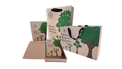 Kualitas serat panjang dari UBC menghasilkan kertas daur ulang berkualitas baik.