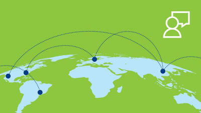 mapa con iconografía