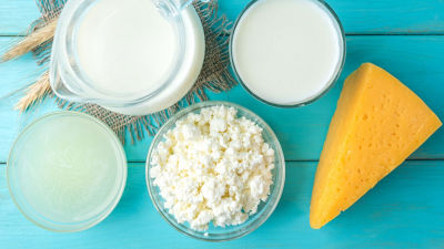 Milk whey cheese cottage cheese