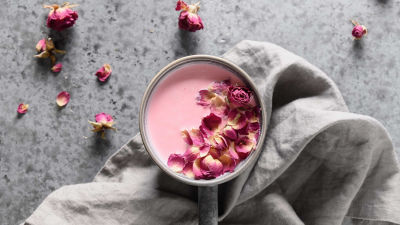 Flavored milk rose