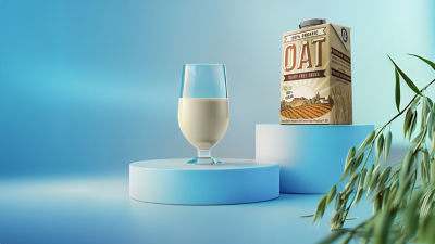 Oat drink and carton