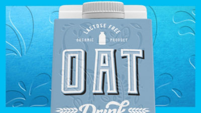 Oat drink in Tetra Rex carton, Tetra Pak Debossing packaging material