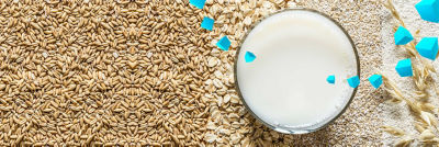 Oats, grains and plant-based beverage