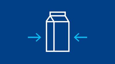 Illustration, gable top carton package