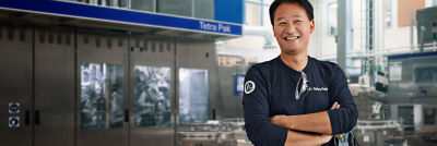 Tetra Pak worker smiling
