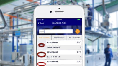 epims mobile application interface