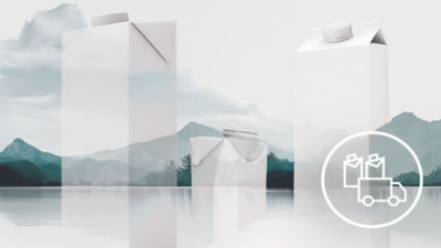 Packages, blue-icons and mountains