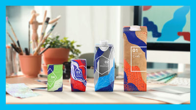 Tetra Pak cartons, different packaging material types
