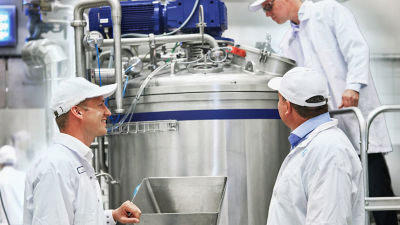 people in factory