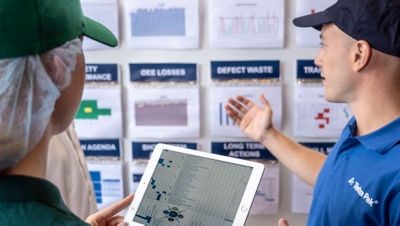 Analyzing data, Tetra Pak® Plant Secure 
